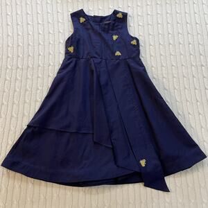 Boutique Bumblebee Blue Dress ~ 4/5
